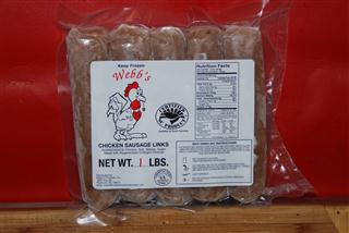 gourmet chicken sausage links, packaged for sale